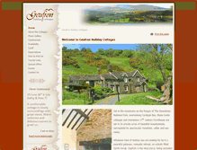 Tablet Screenshot of geufronholidaycottages.com